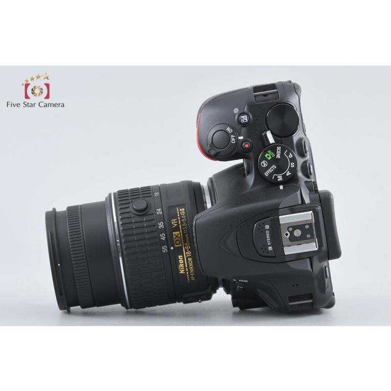 ニコン（Nikon） 【中古】Nikon D5500 ブラック 18-55mm VR II レンズ