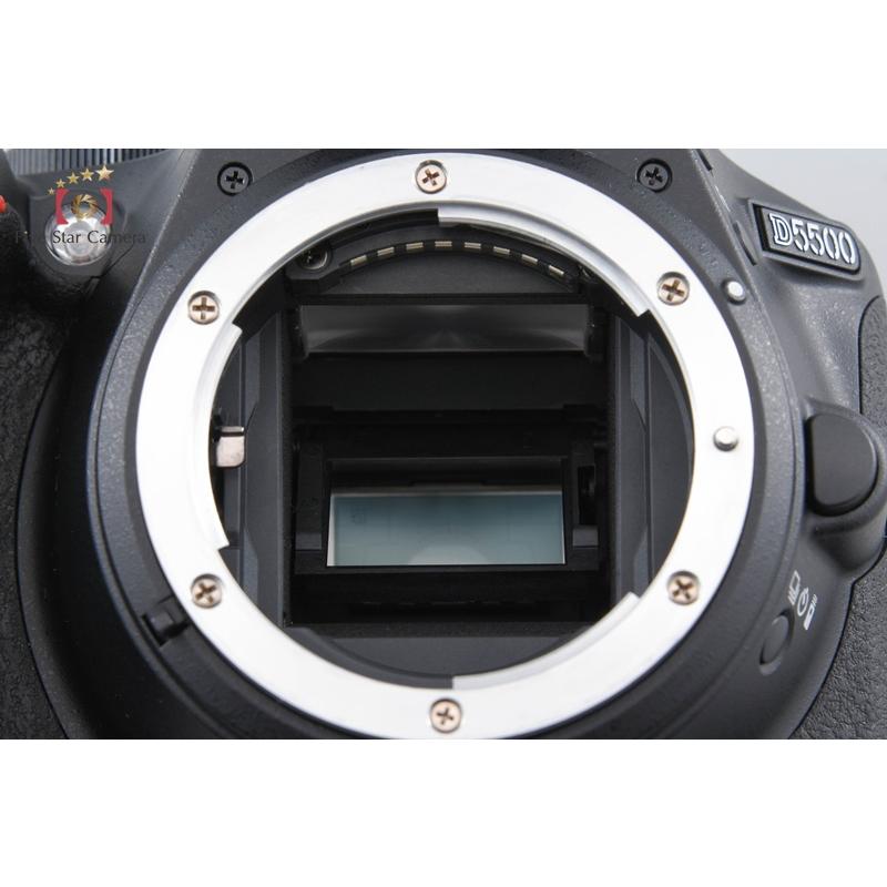 ニコン（Nikon） 【中古】Nikon D5500 ブラック 18-55mm VR II レンズ