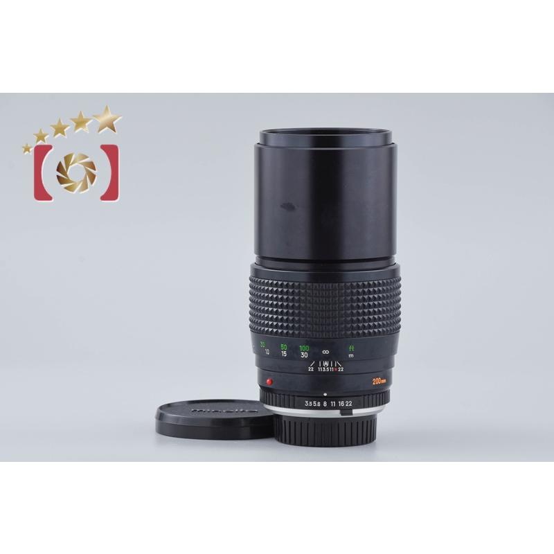 MINOLTA ミノルタ MC TELE ROKKOR-QF 200mm f/3.5 Minolta MC Rokkor