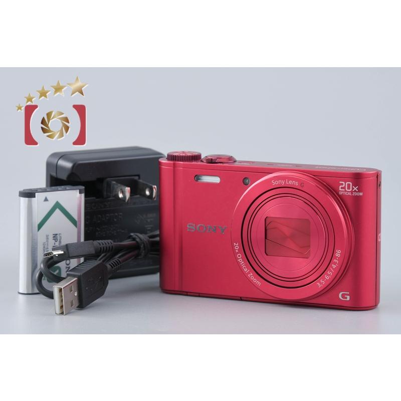 【美品】SONY Cyber-shot DSC-WX300 赤 中古品 SONY（ソニー） 【中古】SONY Cyber-shot DSC-WX300 レッド コンパクト