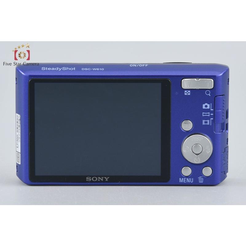 【中古】SONY ソニー Cyber-Shot DSC-W610 ブルー デジタルスチルカメラ