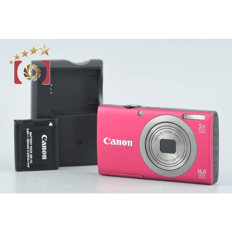 キヤノン（Canon） 【中古】Canon PowerShot A2300 レッド コンパクト