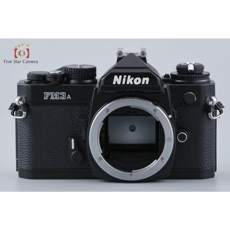 未使用級 極美品 Nikon FM3A ブラック フィルムカメラ 一眼レフ ニコン（Nikon） 【中古】Nikon FM3A ブラック フィルム一眼レフカメラ