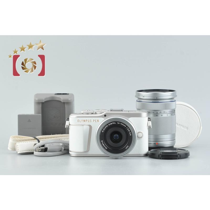 【中古】OLYMPUS オリンパス PEN E-PL10 EZ ダブルズームキット ホワイト シャッター回数僅少 オリンパス（OLYMPUS） 【中古】OLYMPUS PEN E-PL10 EZ ダブルズーム
