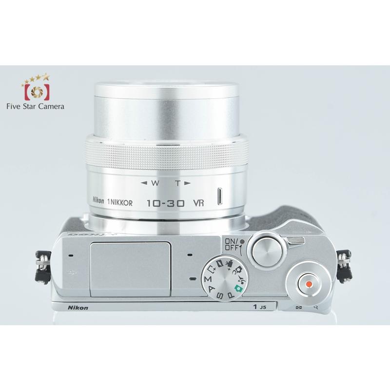 ニコン（Nikon） 【中古】Nikon 1 J5 シルバー 標準パワーズームキット