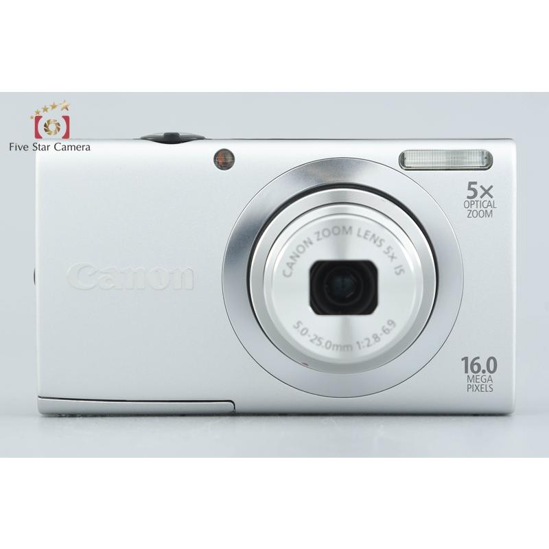 Canon デジタルカメラ PowerShot A2400 IS (中古) キヤノン（Canon） 【中古】Canon PowerShot A2400 IS シルバー