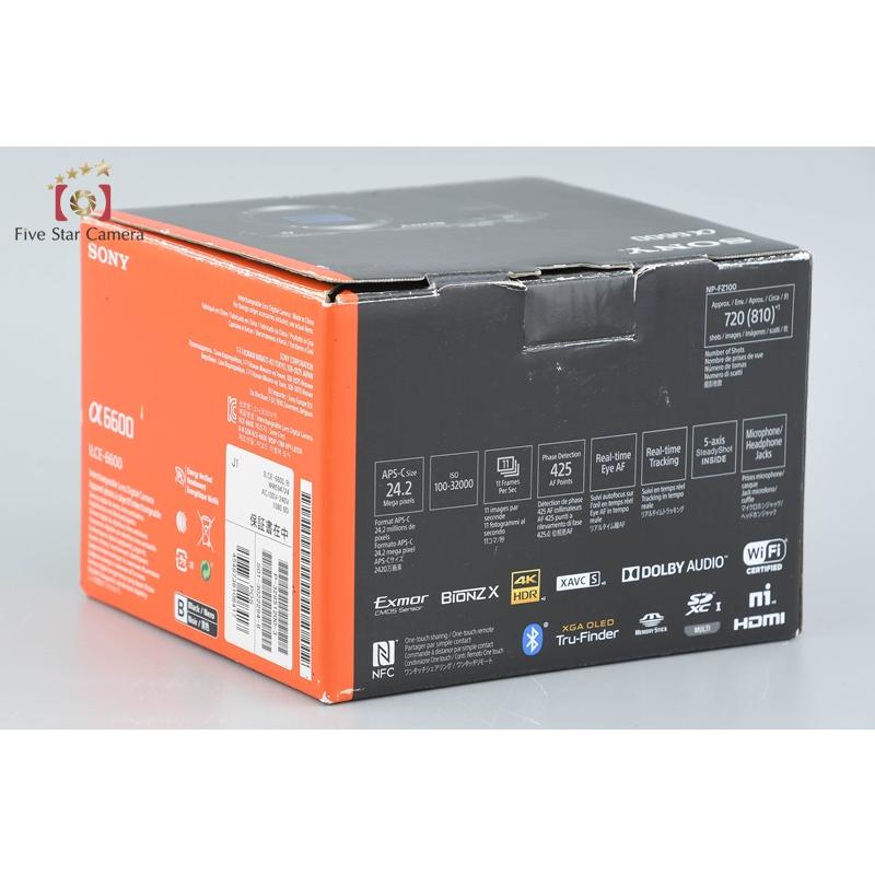 SONY（ソニー） 【中古】SONY α6600 ILCE-6600 ミラーレス一眼カメラ