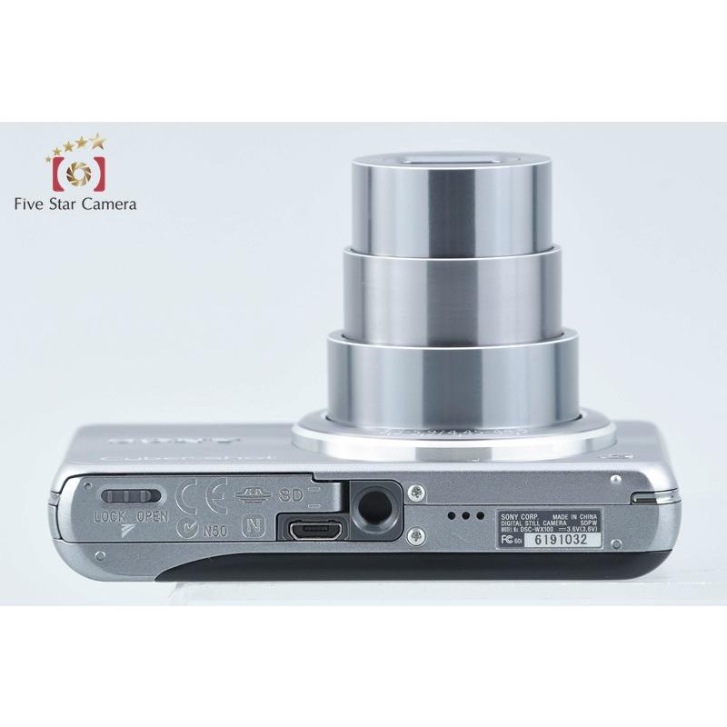 SONY ソニーCyber Shot DSC-WX100コンパクトデジカメ中古 SONY（ソニー） 【中古】SONY Cyber-shot DSC-WX100 シルバー