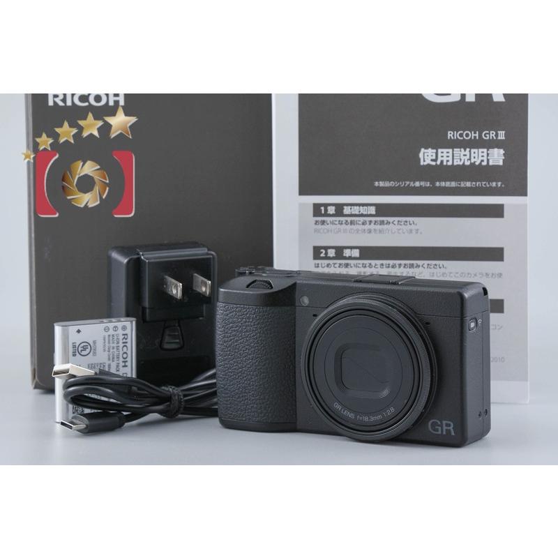 【美品】【シャッター数737回】リコー GR iii コンパクトデジタルカメラ リコー（RICOH） 【中古】RICOH GR III コンパクトデジタルカメラ