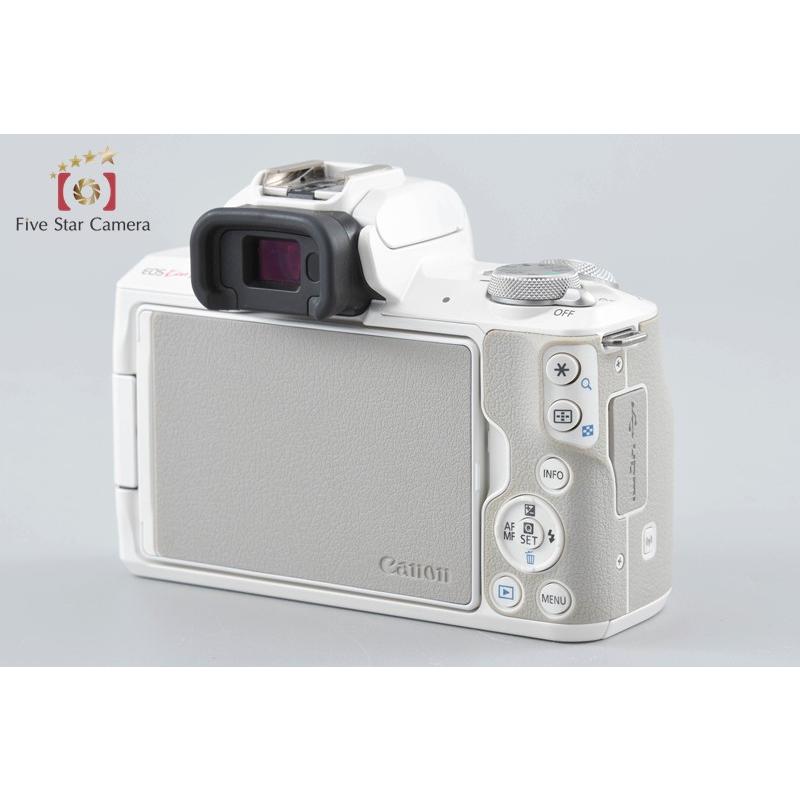 Canon EOS Kiss M ホワイト ダブルズームキット中古 キヤノン（Canon） 【中古】Canon EOS Kiss M ダブルズームレンズ
