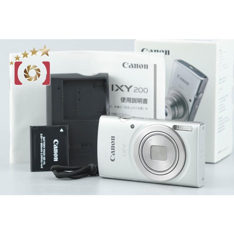 中古品 動作確認済み Canon IXY 200 シルバー 8倍ズーム コンデジ キヤノン（Canon） 【中古】Canon IXY 200 シルバー コンパクト