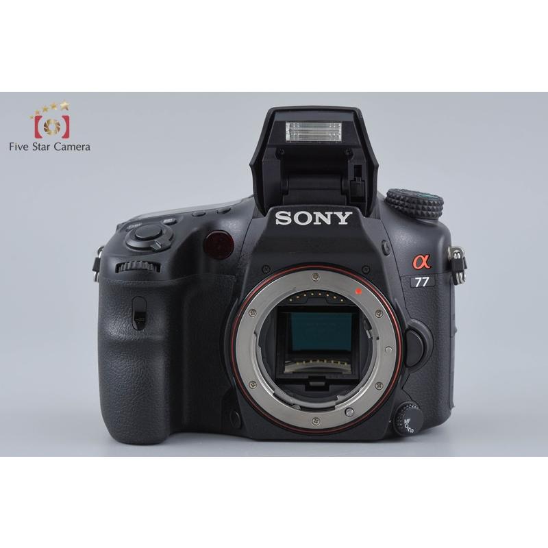 【中古】SONY ソニー α77 SLT-A77V デジタル一眼カメラ シャッター回数僅少の画像