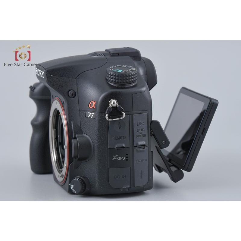 【中古】SONY ソニー α77 SLT-A77V デジタル一眼カメラ シャッター回数僅少の画像