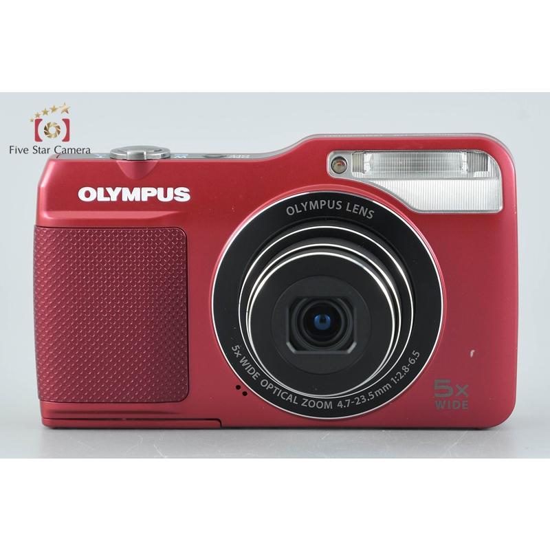 中古】OLYMPUS オリンパス VG-170 レッド コンパクトデジタルカメラ