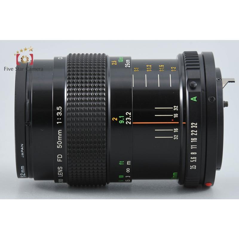 キヤノン（Canon） 【中古】Canon New FD 50mm f/3.5 MACRO : 中古