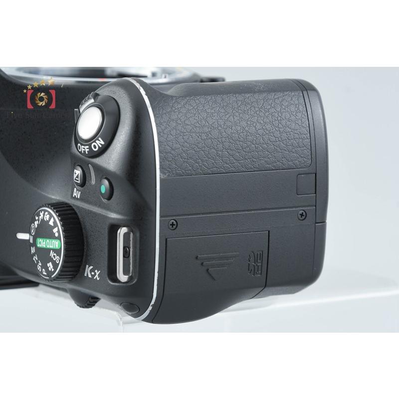 【中古】PENTAX ペンタックス K-x ダブルズームレンズキット ブラック シャッター回数僅少 ペンタックス 【中古】PENTAX K-x ブラック デジタル一眼レフカメラ