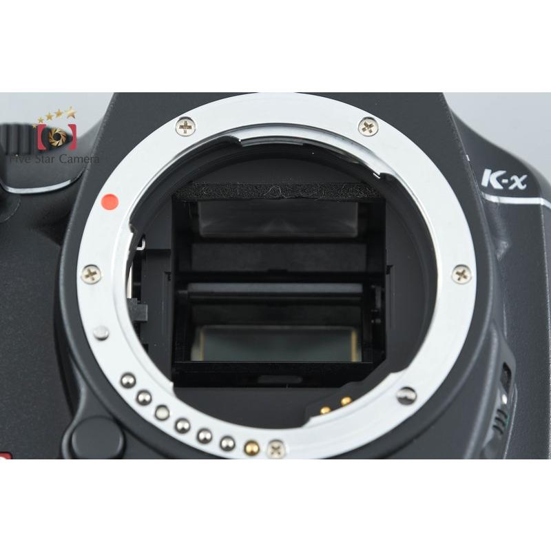 【中古】PENTAX ペンタックス K-x ダブルズームレンズキット ブラック シャッター回数僅少 ペンタックス 【中古】PENTAX K-x ブラック デジタル一眼レフカメラ