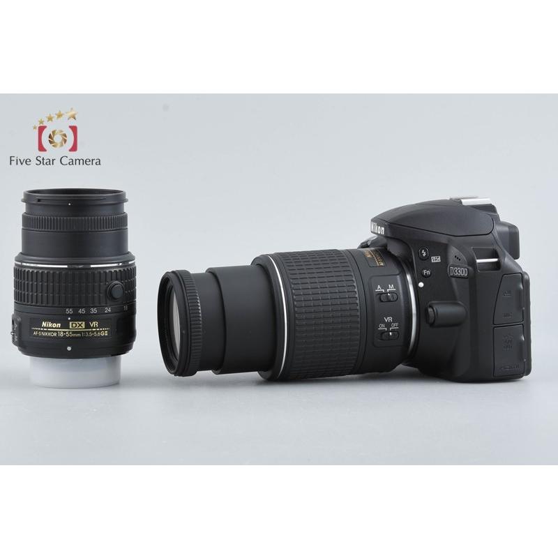 ニコン（Nikon） 【中古】Nikon D3300 ダブルズームキット ブラック