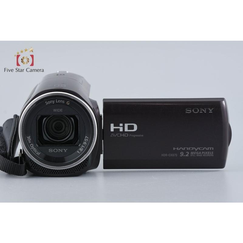 SONY HDR-CX670 ビデオカメラ 美品　付属品多数　中古 2026年最新】Yahoo!オークション -hdr-cx670の中古品・新品・未使用品一覧