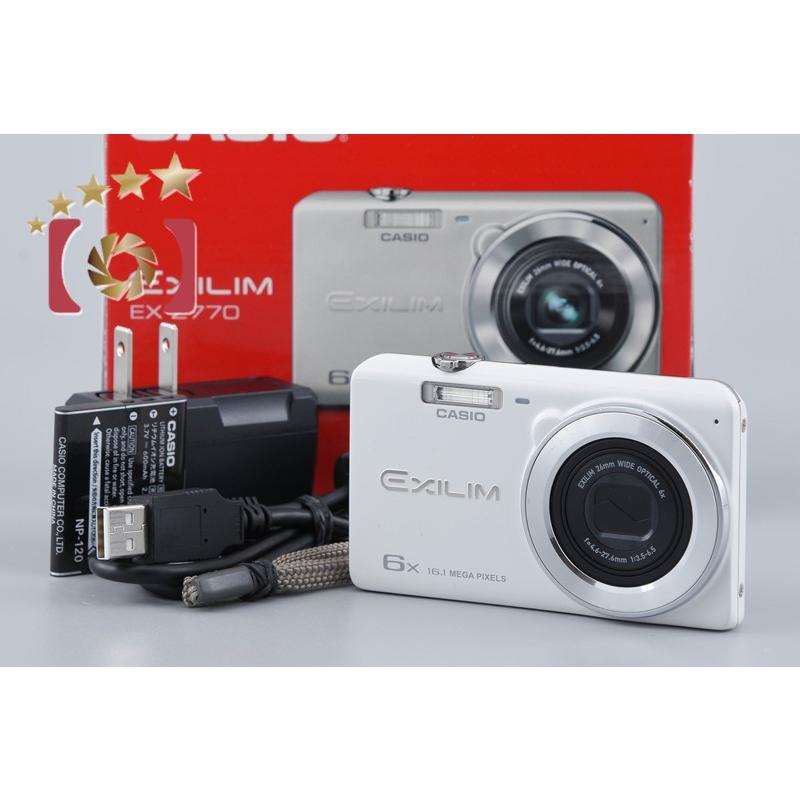 中古美品☆CASIO デジカメ EX-Z770 CASIO（カシオ） 【中古】Casio EXILIM EX-Z770 ホワイト コンパクト