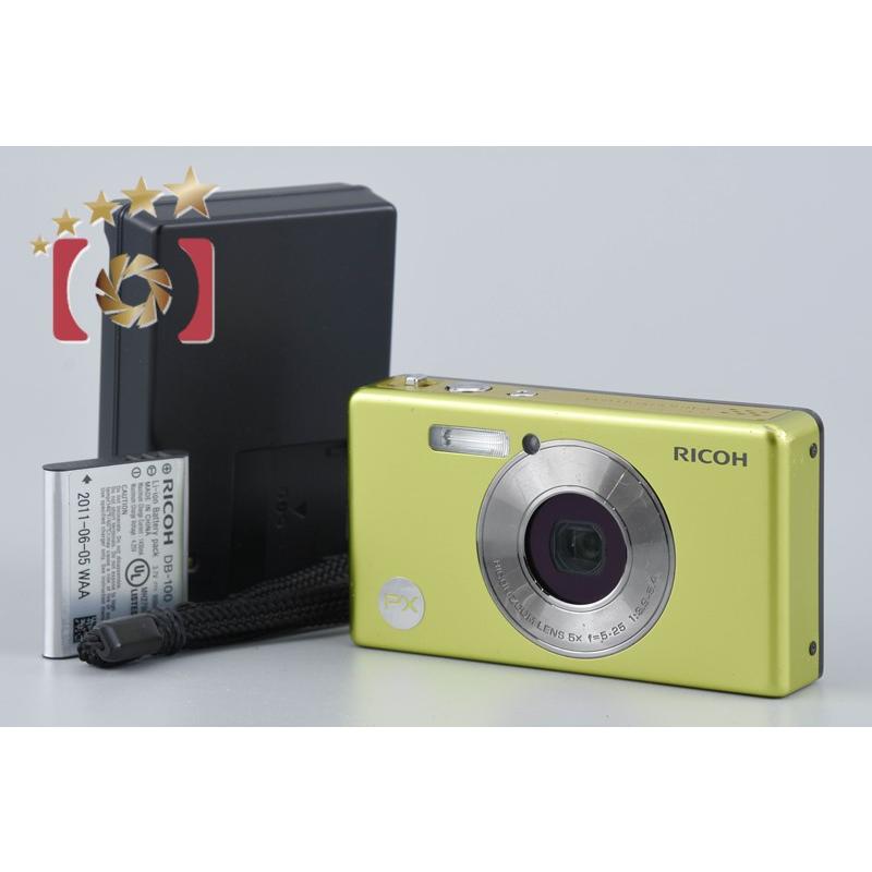 リコー デジカメ ライムグリーン PX RICOH RICOH 価格.com - オークション比較 [ライムグリーン] PX デジタルカメラ