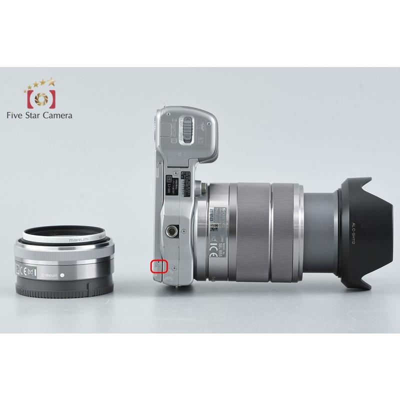 SONY（ソニー） 【中古】SONY α NEX-5 ダブルレンズキット シルバー 元 