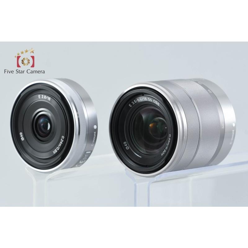 SONY（ソニー） 【中古】SONY α NEX-5 ダブルレンズキット シルバー 元 