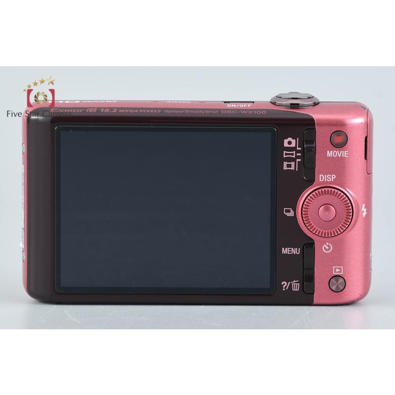 SONY（ソニー） 【中古】SONY Cyber-shot DSC-WX100 ピンク コンパクト
