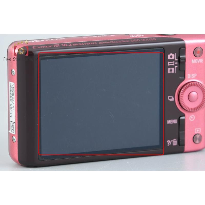 SONY（ソニー） 【中古】SONY Cyber-shot DSC-WX100 ピンク コンパクト
