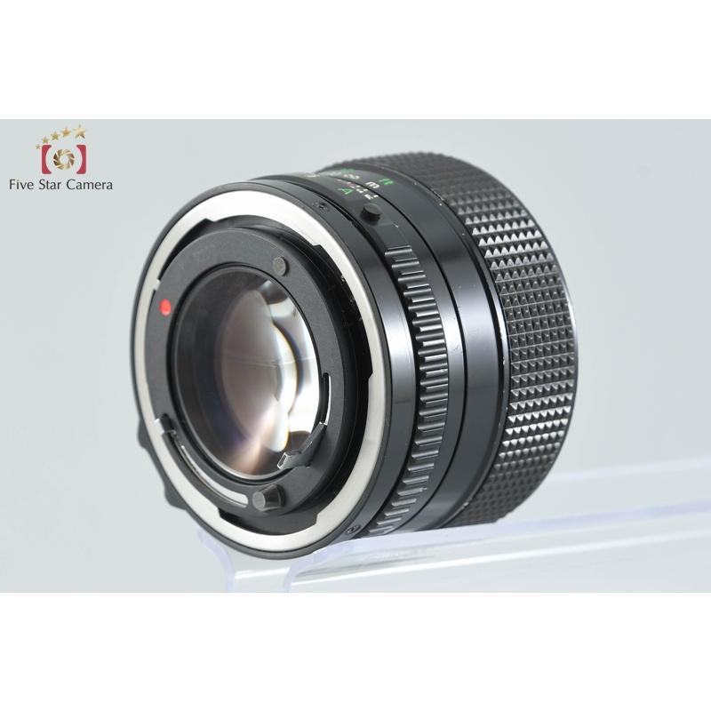 【動作確認済【完動品◆美品】】CANON FD 50mm F/1.2 レンズ キヤノン（Canon） 【中古】Canon New FD 50mm f/1.2 : 中古カメラの