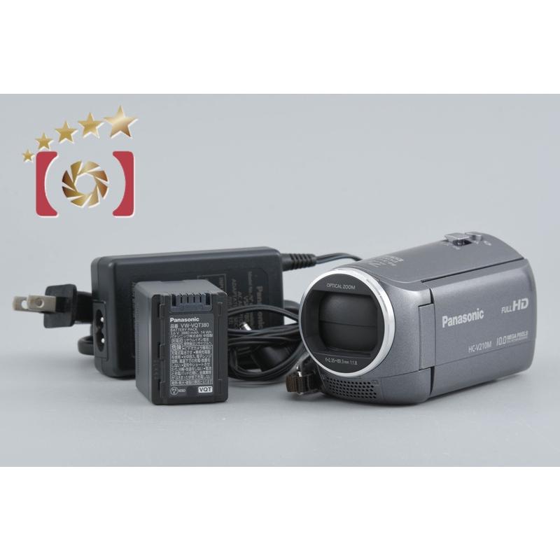 【美品】Panasonic ビデオカメラ HC-V210M グレー　動作確認済 パナソニック HC-VX2MSをレビュー！クチコミ・評判をもとに徹底検証 ビデオカメラ