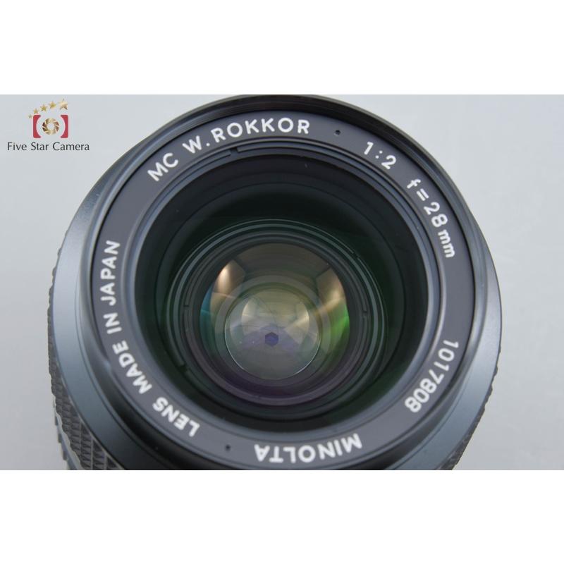 中古】MINOLTA ミノルタ MC W.ROKKOR 28mm f/2 : 中古カメラのファイブ 