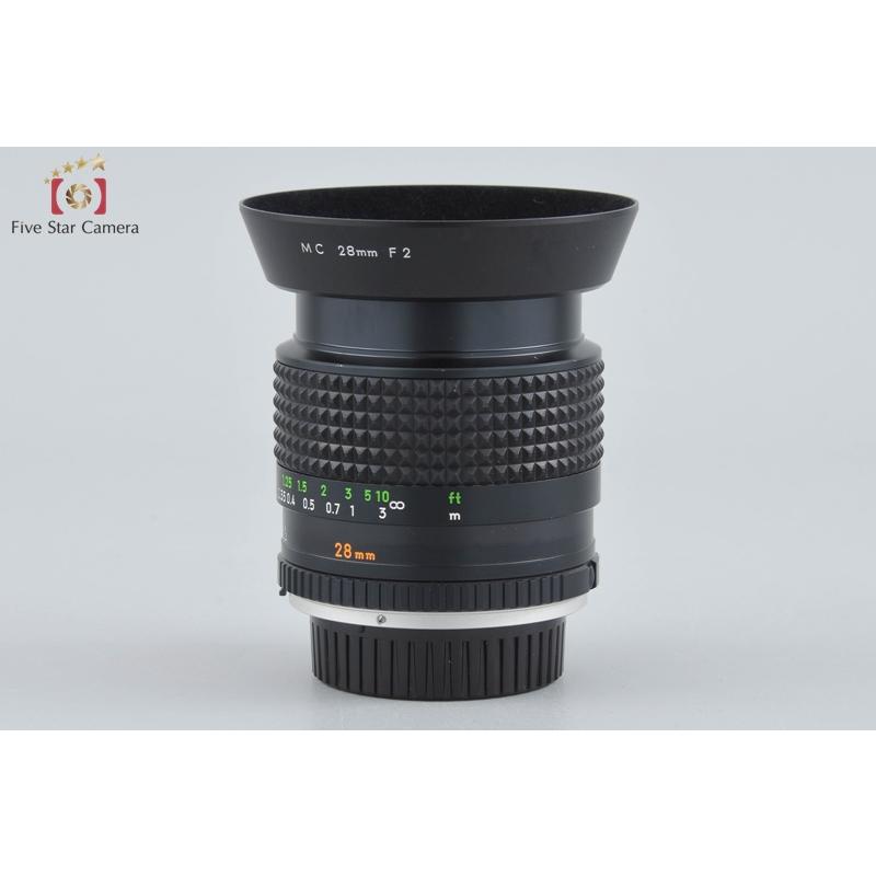 中古】MINOLTA ミノルタ MC W.ROKKOR 28mm f/2 : 中古カメラのファイブ 
