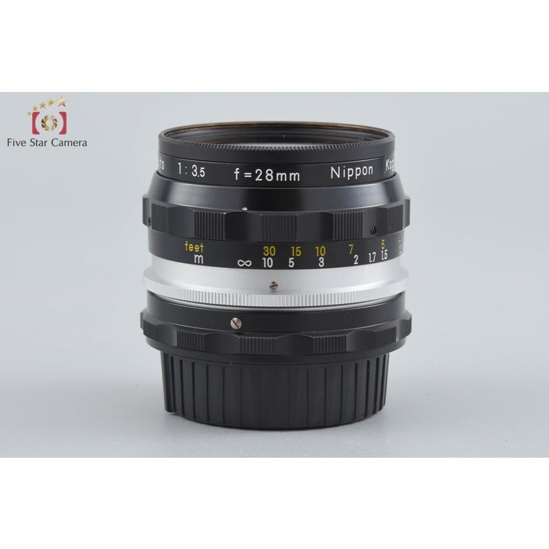 Nikon Nikkor 28mm f/3.5 単焦点レンズ ジャンク 中古】Nikon NIKKOR