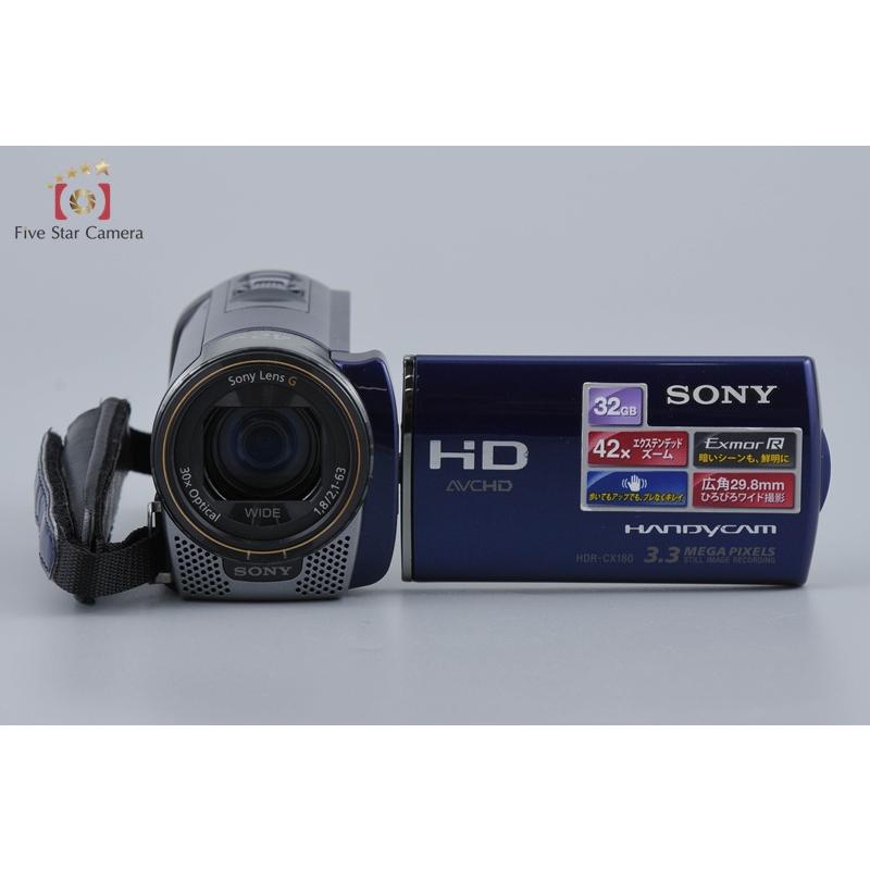 ソニーハンディカム hdr cx 180 中古品 SONY（ソニー） 【中古】SONY ハンディカム HDR-CX180 ブルー ビデオ