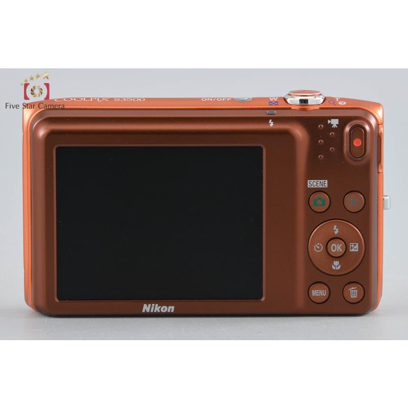 ニコン（Nikon） 【中古】Nikon COOLPIX S3500 アプリコットオレンジ