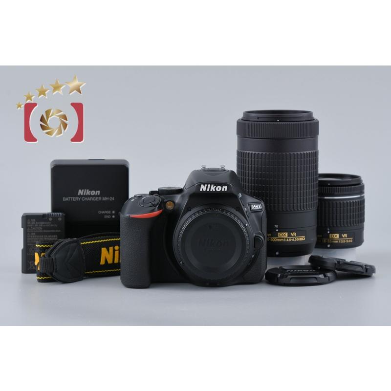 【中古品】Nikon D5600 一眼レフ ダブルズームキット ニコン（Nikon） 【中古】Nikon D5600 ダブルズームキット : 中古