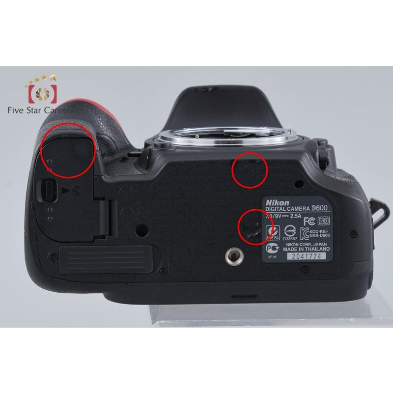 ニコン（Nikon） 【中古】Nikon D600 デジタル一眼レフカメラ : 中古