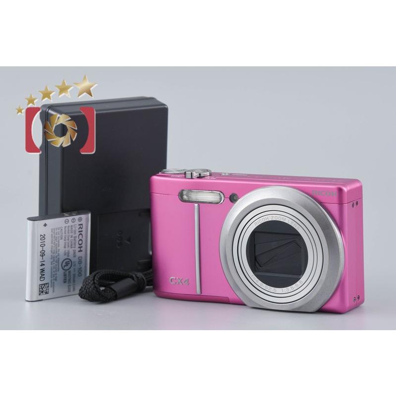 リコー（RICOH） 【中古】RICOH CX4 パープルピンク コンパクト