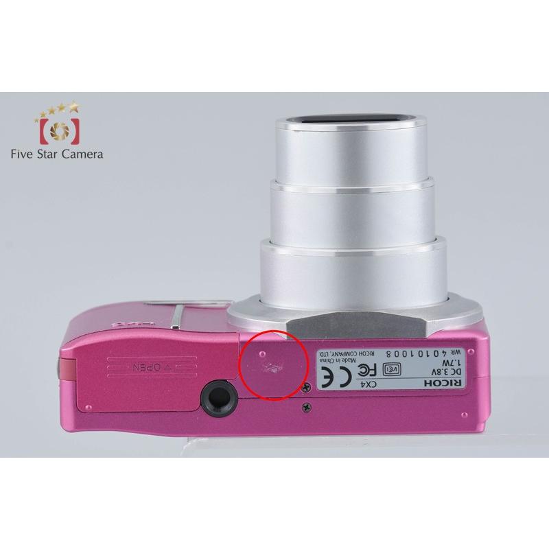 リコー（RICOH） 【中古】RICOH CX4 パープルピンク コンパクト