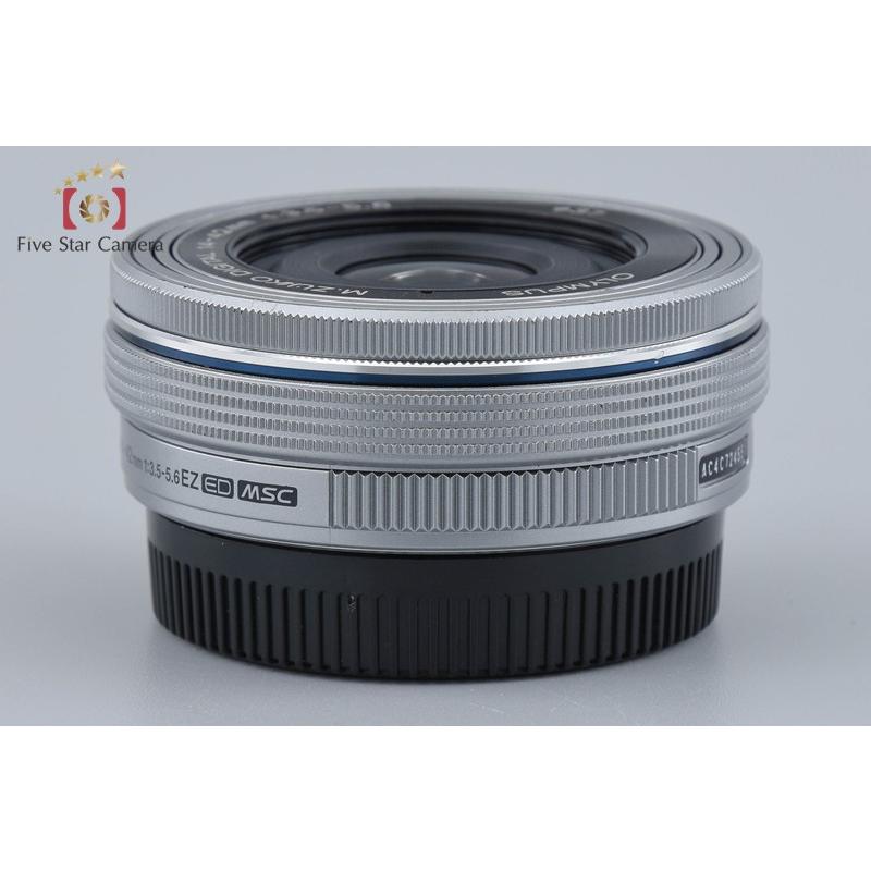 【中古】OLYMPUS オリンパス M.ZUIKO DIGITAL ED 14-42mm f/3.5-5.6 EZ シルバー