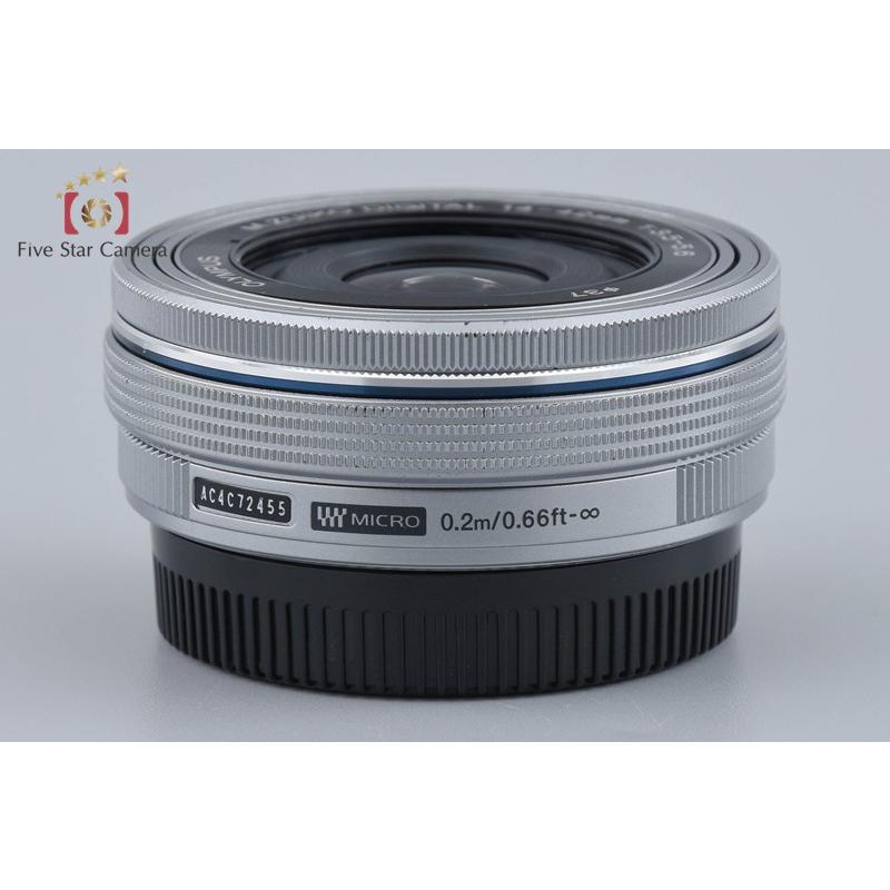 【中古】OLYMPUS オリンパス M.ZUIKO DIGITAL ED 14-42mm f/3.5-5.6 EZ シルバー