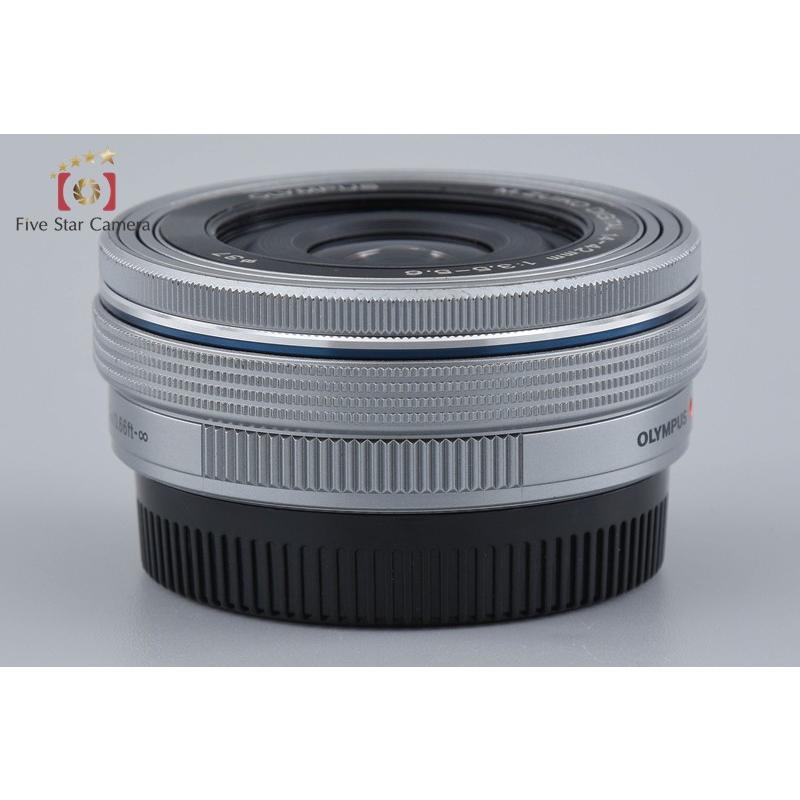 【中古】OLYMPUS オリンパス M.ZUIKO DIGITAL ED 14-42mm f/3.5-5.6 EZ シルバー