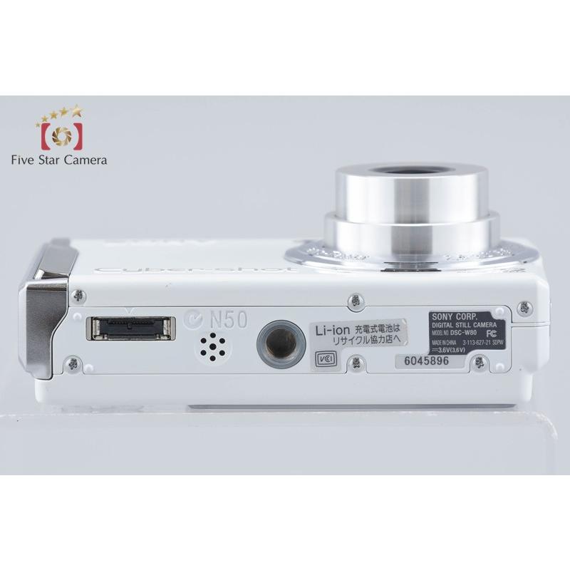 ソニー Cyber-shot DSC-W80 ホワイト コンデジ カメラ 中古 SONY（ソニー） 【中古】SONY Cyber-shot DSC-W80 ホワイト コンパクト