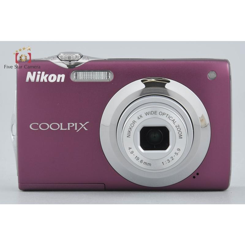 ニコン（Nikon） 【中古】Nikon COOLPIX S3000 プラム コンパクト
