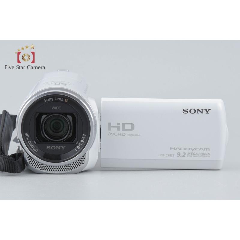 SONY（ソニー） 【中古】SONY ハンディカム HDR-CX675 ホワイト