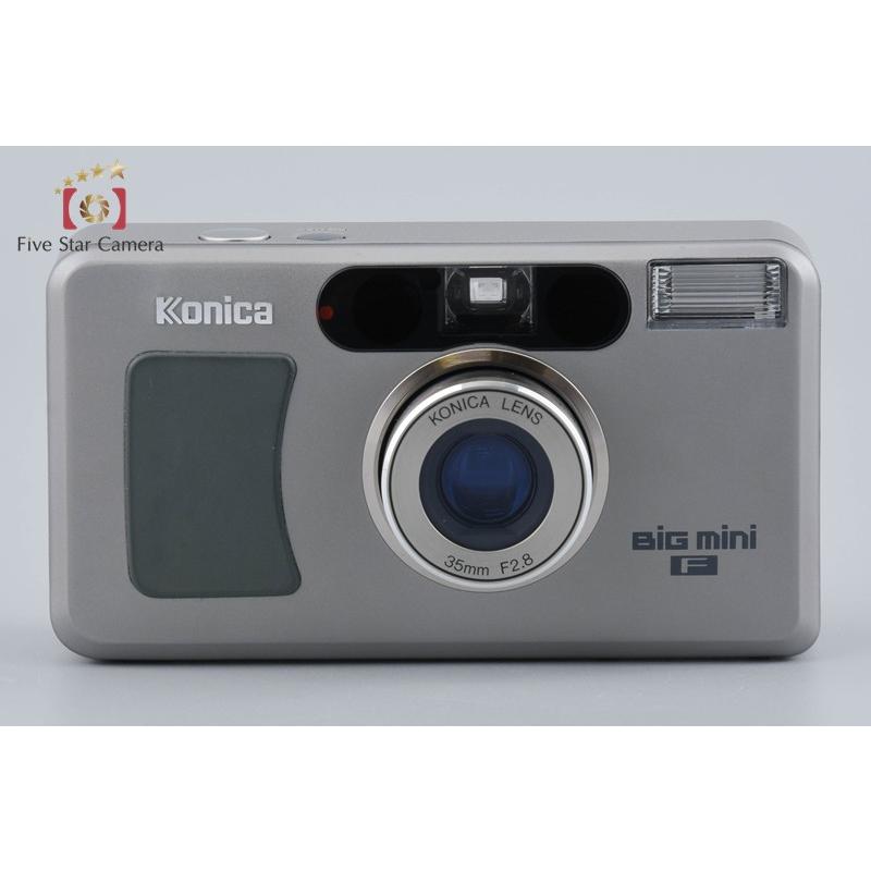 【動作確認済 美品】KONICA Big mini F 希少 コニカ 廃盤品 中古】Konica コニカ BIG mini F コンパクトフィルムカメラ : 中古