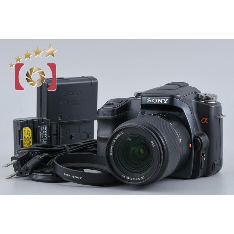 【中古】SONY ソニー α100 DSLR-A100 ズームレンズキット ブラック | SONY