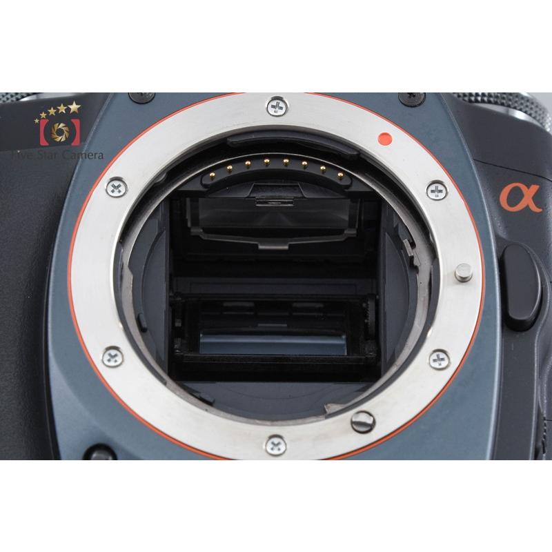 【中古】SONY ソニー α100 DSLR-A100 ズームレンズキット ブラック | SONY | 07