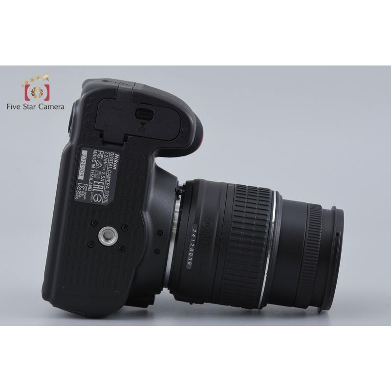【中古】Nikon ニコン D3300 18-55 VR II レンズキット ブラック シャッター回数僅少_6